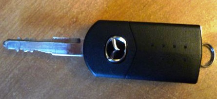 Собираем ключ в обратном порядке Mazda 3